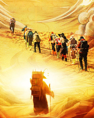 Gobi Desert Light Chasing