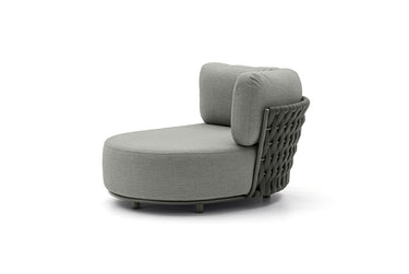 HUG left hand curved chair