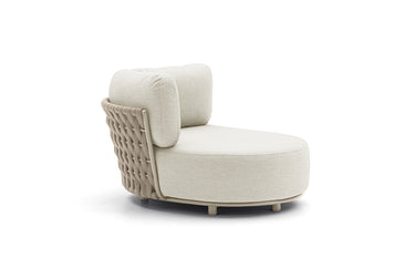 HUG right hand curved chair